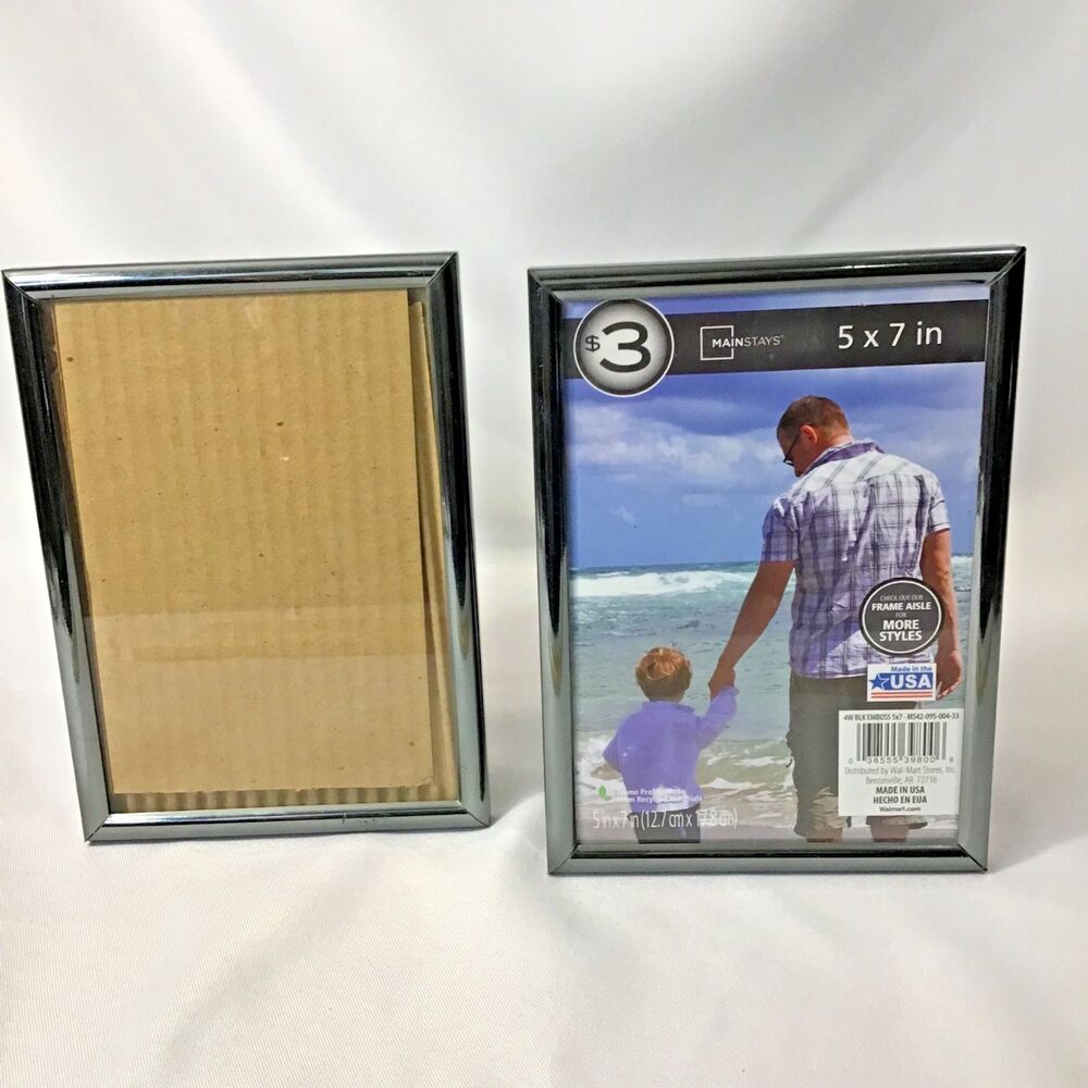 Mainstays 5x7in Metal Picture Frame Set of 2